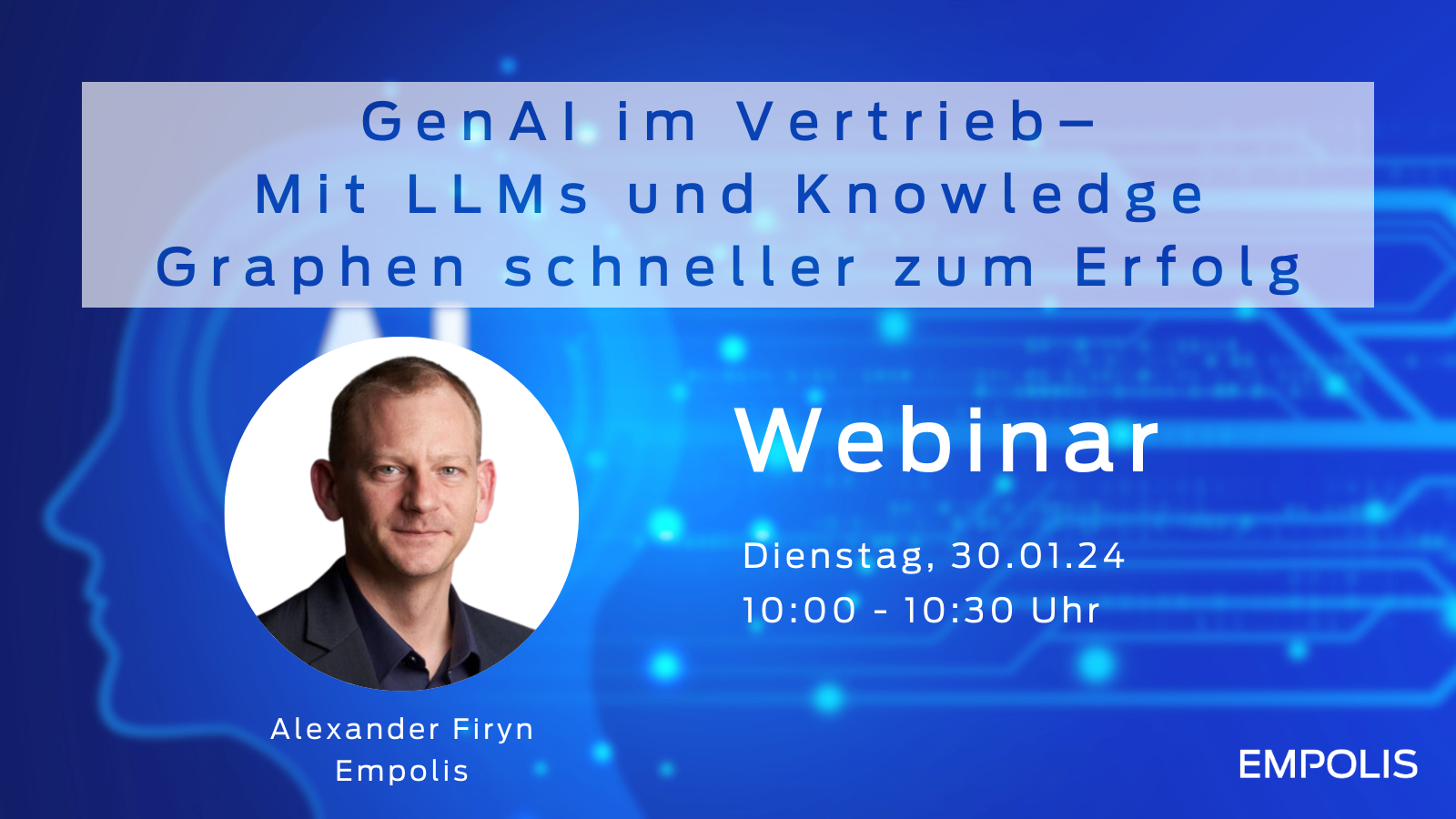 Webinar GenAI im Vertrieb