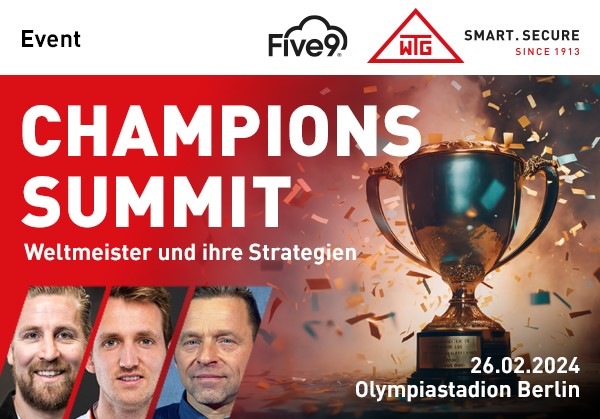 Champions Summit five9 und WTG